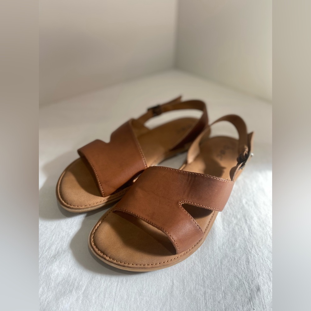 boc Brown Leather Sandals
